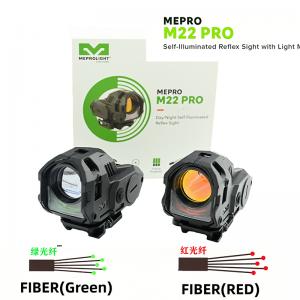 高質(zhì)量M22 Pro小跑車戶外真光纖探測瞄準(zhǔn)器膠合玻璃超輕五檔調(diào)節(jié)
