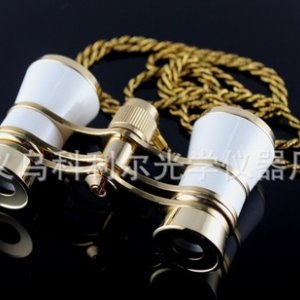 云光斯比達(dá)3x25金屬高檔禮品帶鏈子高清微光夜視雙筒觀劇鏡望遠(yuǎn)鏡