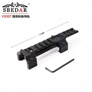 Y0007 30轉(zhuǎn)20mm轉(zhuǎn)換軌道 增高戰(zhàn)術導軌