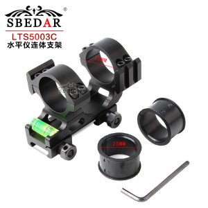 LTS5003C連體支架帶導(dǎo)軌帶水平儀適用于短款瞄準(zhǔn)鏡多功能夾具